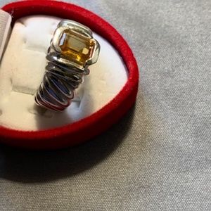 David Yurman Citrine Ring (estate sale)